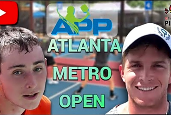 Breaking News: Upset at APP Pro Pickleball Atlanta Metro Open? Yates / Frazier