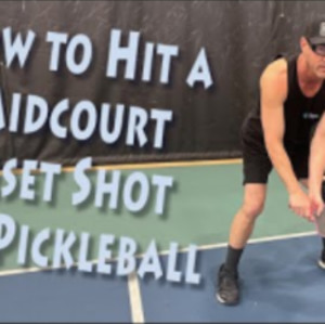 How to Hit a Mid Court Reset Shot for Pickleball- Train Live w/ Coach David
