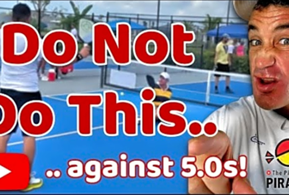 11 Most Typical Mistakes You Make Against a 5.0 Pickleball Player