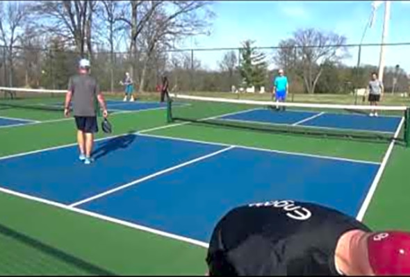 DEC Pickleball in STL Mark Howard and Des Hilton vs Bill Bass and Neal EvansTrim