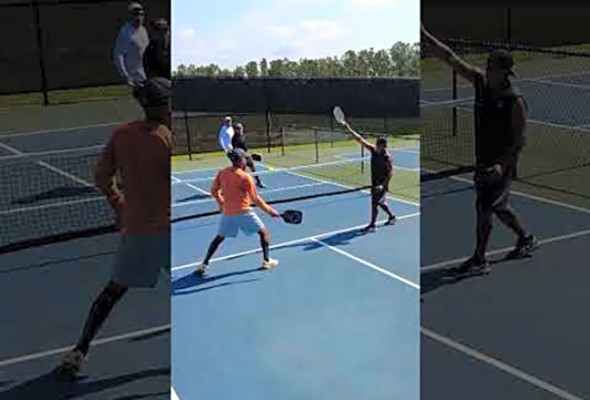 Arrested Development in Pickleball #pickleball #baller #funny #crazy #lol