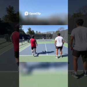 Epic Pickle Ball Point! Best Dropshot Ever! #Pickleball #sports #shorts