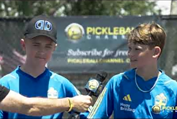 The Swedish Kids at the US Open Pickleball Championships!