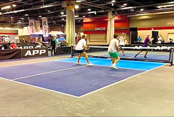 Haworth/McNulty vs Hong/Lee - APP Chicago Indoor Championships - Pro Mens Doubles Rd 1