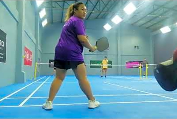 Married Couples Fun Pickleball game. Who won? Darryl-Judy vs Effem-Noelli
