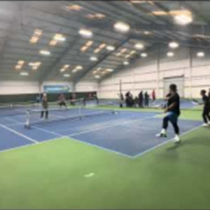 My first game in a 3.5 Level Pickleball tournament - April 2024