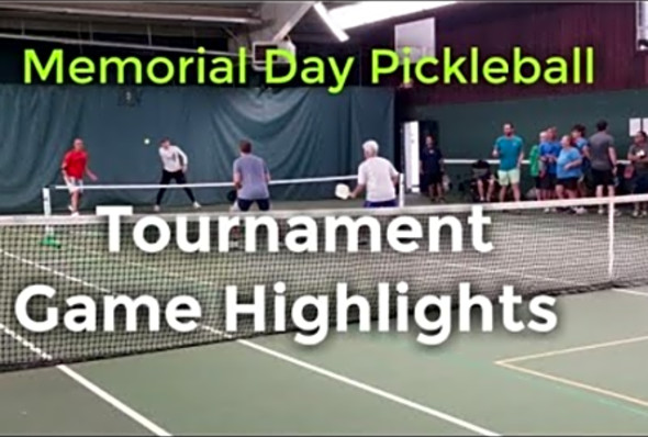 Pickleball Tournament Highlights 3.5 4.0- Mountainside Racquet Club Union NJ Memorial Day 2021