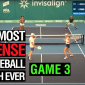 THE RESET: Breaking down the greatest match in Pickleball history (Game 3)