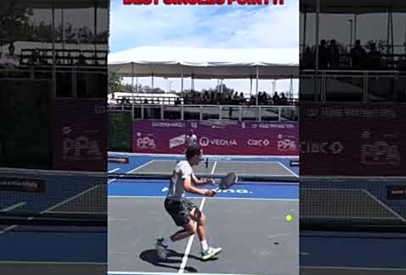 BEST SINGLES POINT?? #pickleball #shorts #viral #PPA atcongarnett