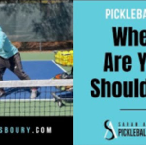 Where Are Your Shoulders? - Pickleball Tip by Sarah Ansboury