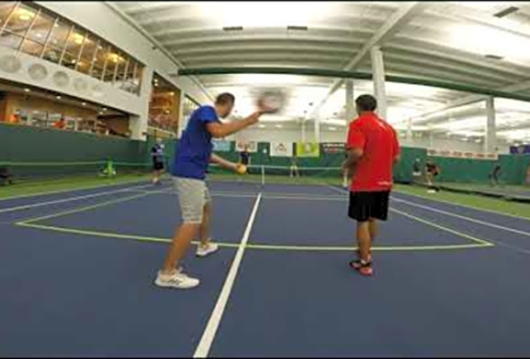 Gore-Smith vs Andaloro -Wong Mens 5.0 2019 Middle States Pickleball Tournament