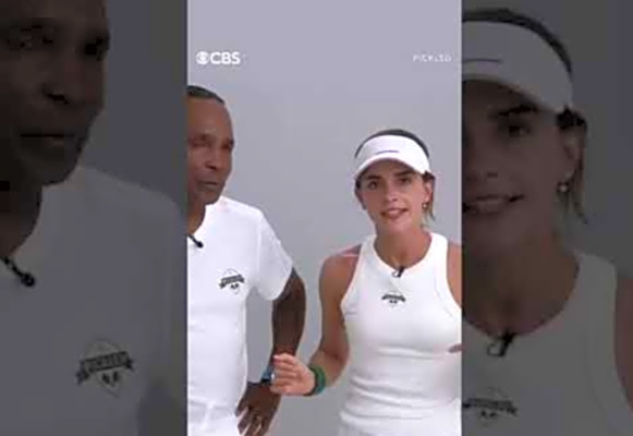 Emma Watson and Sugar Ray Leonard. &quot;What is pickleball?&quot;