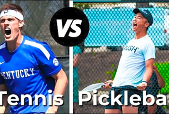 We Played a Top D1 Tennis Player in Pickleball - 5.0 Moneyball Semifinals&quot;