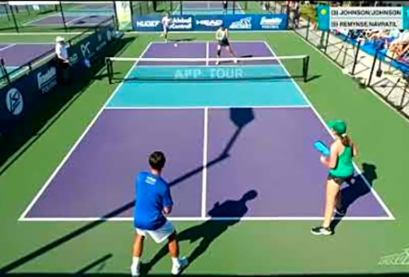 JOHNSON/JOHNSON VS REMYNSE/NAVRATIL Punta Gorda Open (APP) Professional Pickleball Mixed Doubles