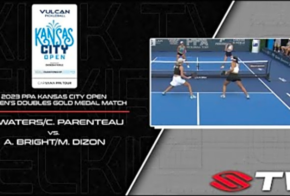 2023 PPA Kansas City Open Women&#039;s Doubles Gold Medal - A. Waters/C. Parenteau vs. A. Bright/M. Dizon