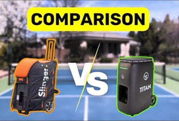 TITAN vs SLINGER - What pickleball ball machine is best?