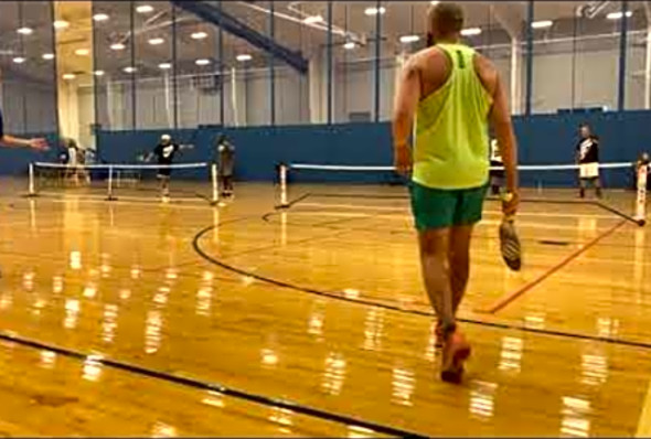 Mens 5.0 doubles at the USA Pickleball Mid-Atlantic South Tournament. September 26, 2020