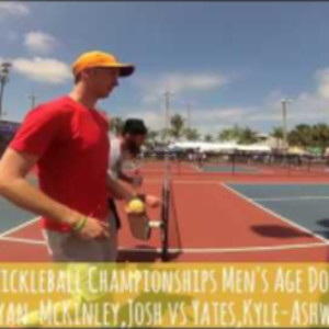 US Open Pickleball Championships Men&#039;s Doubles Age 19 Goodwin-McKinley v...