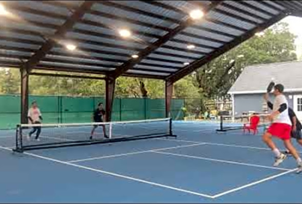 INTENSE BATTLE OF FAST HANDS! 4.5 Pickleball Rec Game at Litchfield, SC