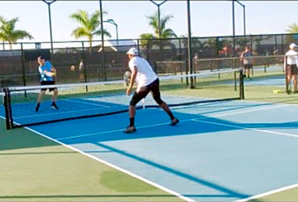 Jason Garriotte vs Jay Campbell - APP Pickleball Pro Singles - Port St Lucie, Florida - 12/12/2021