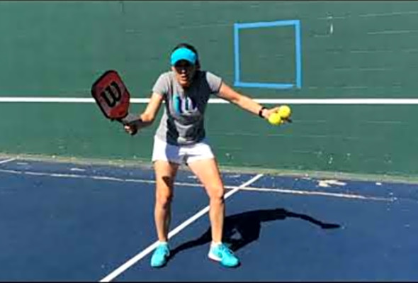 Pickleball Training with the Pickleball Arrow