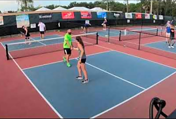 2019 Mintos US Open Pickleball championships MXDS 4.5 Leone/Tocco vs. McGlothlin/Woodhouse
