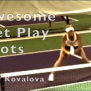 Awesome Pickleball Forehand Net Play Shots - Lucy Kovalova