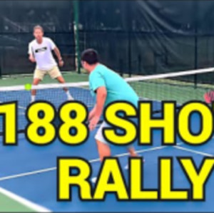 118 Shots Rally (watch till the end!) in Pickleball 4.5 Men&#039;s Double