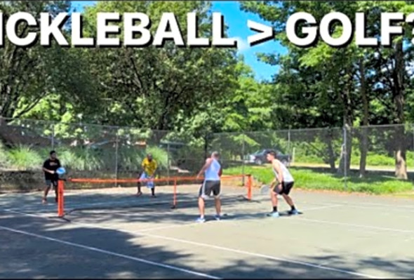 Mark Does Sports! Four Random Pickleball Matches ~3.5 Level