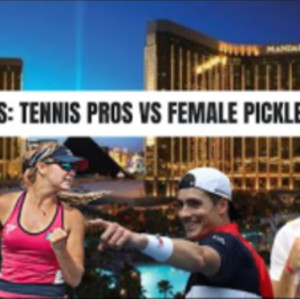 Key Moments: (Pros John Isner/Jack Sock) vs Pro Pickleball (# 1 Anna Lei...