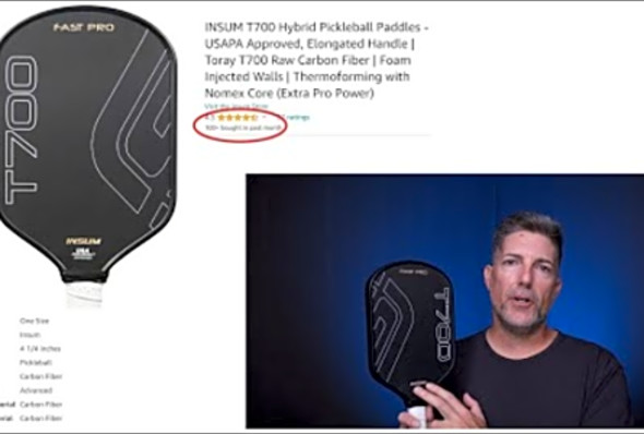 TOO Much Power? INSUM T700 Pickleball Paddle Review