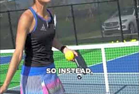 Pickleball #shorts - Top spin Volley Breakdown Final Part