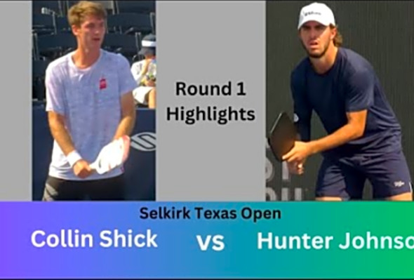 H. Johnson vs Shick - Highlights - 2023 Selkirk Texas Open PPA