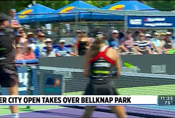 Beer City Open pickleball competition held at Belknap Park