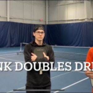 Pickleball Dink Drill - Doubles Drill