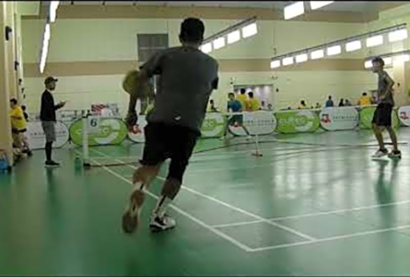 (Taiwan International Pickleball NPRP Tournament Mens Doubles 4.0 2018.11.25)in Taichung.
