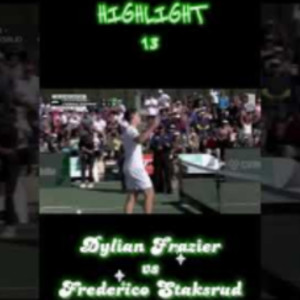 Highlights Dylan Fazier vs Frederico Staksrud 13 #pickleball #pickleball...