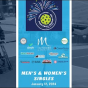 Liz Moore &amp; Associates Pickleball Resolution - Men&#039;s &amp; Women&#039;s Singles -...