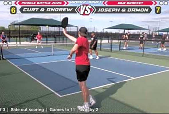Match 2, Game 1 - Paddle Battle 2025 pickleball tournament - SIUE vs Lewis &amp; Clark