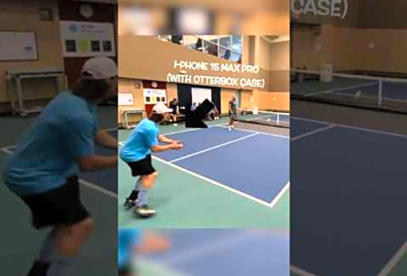 Part4- Playing Pickleball with a I-Phone 15 Pro Max highlights. #youtubeshorts #pickleball atApple