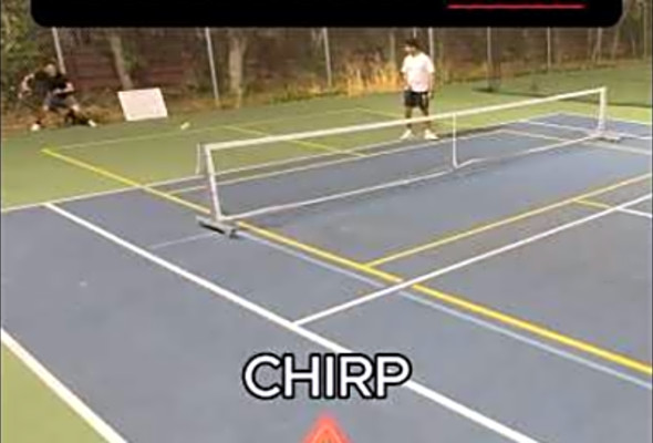 He called this shot &quot;LUCKY&quot;! #pickleball #highlights #sports #trashtalk #chirp #fasthands #skill
