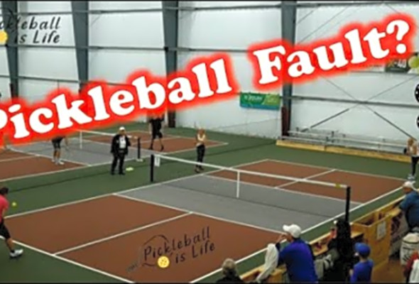It Is A Pickleball Fault If You Serve While Ref Is Announcing The Score
