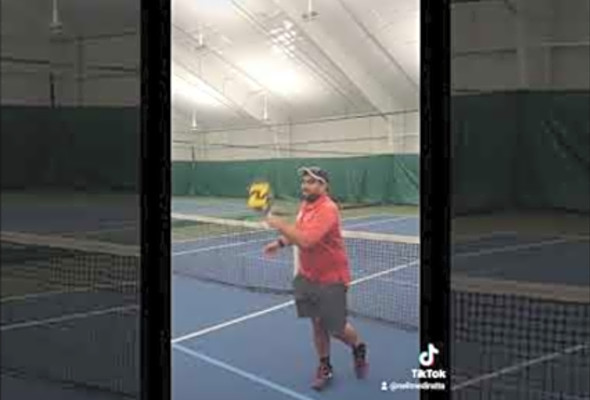 Get more POWER on your pickleball serve! #pickleball #pickleballtips #pickleballcoaching