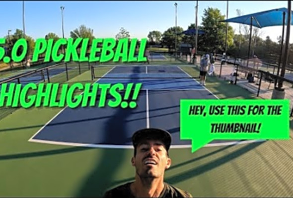 Journey to 5.0 Pickleball Highlights! High Level Rec Play