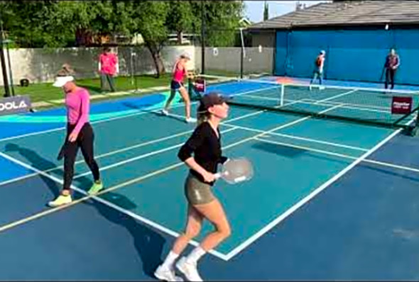 &quot;Space Buns&quot; &amp; Mary Brascia VS Maggie Brascia &amp; &quot;Mother Russia&quot; Pro Rec Pickleball 5/24/23