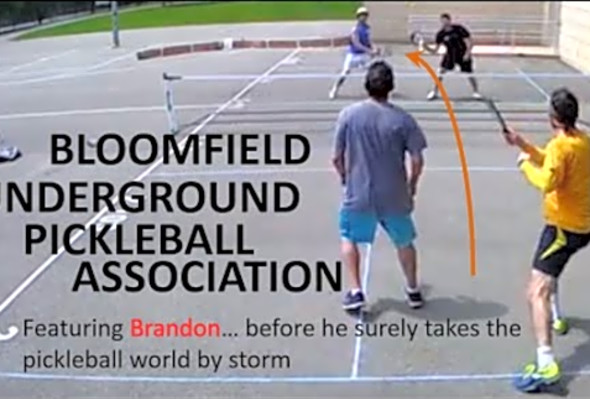 Bloomfield Underground Pickleball Association - bonus doubles because Brandon&#039;s in town!