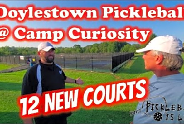 Doylestown Pickleball at Camp Curiosity Get New Courts
