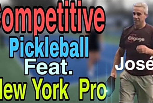 Competitive Senior Pro Pickleball Men&#039;s Doubles Feat. Pro Jos - Feat. 5.0 Ethan Jauschneg