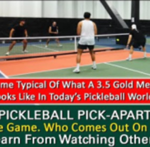 Pickleball! Is This What 3.5 Tournament Pickleball Looks Like? Your Opin...