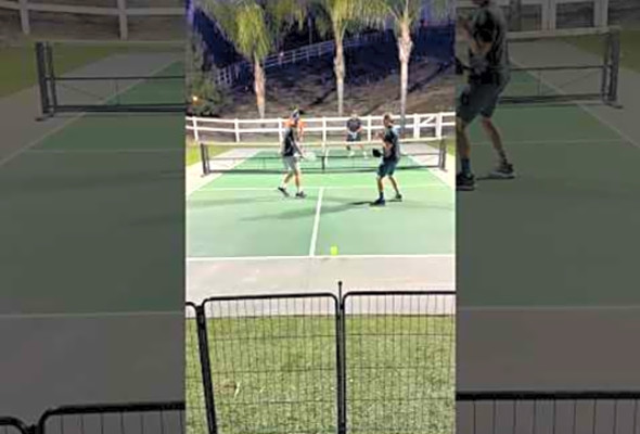 The Mis-hit Lob Winner! #pickleball #highlights #totalpickleball #shorts #ppa
